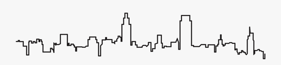 New York City Skyline Outline - City Skyline Outline Png, Transparent Clipart