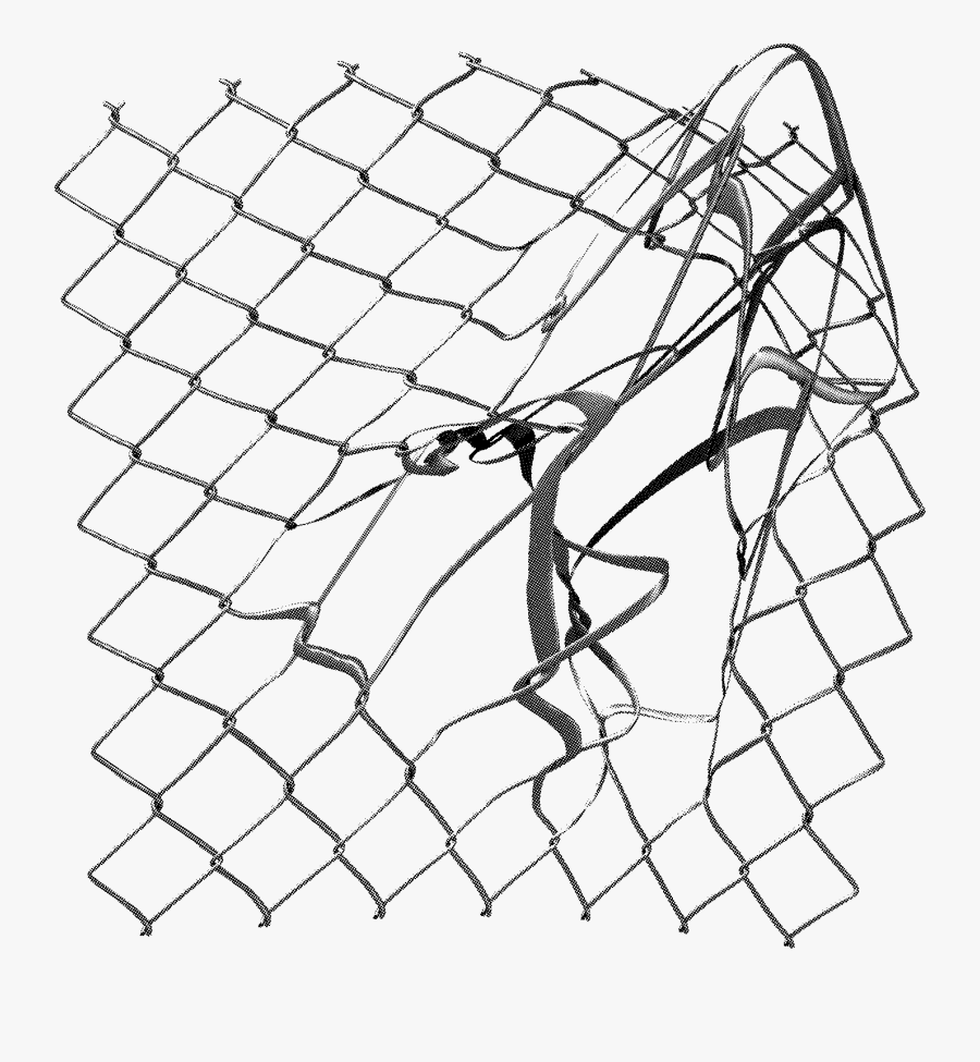 Wallpaper Design For The Bathroom - Chain-link Fencing, Transparent Clipart