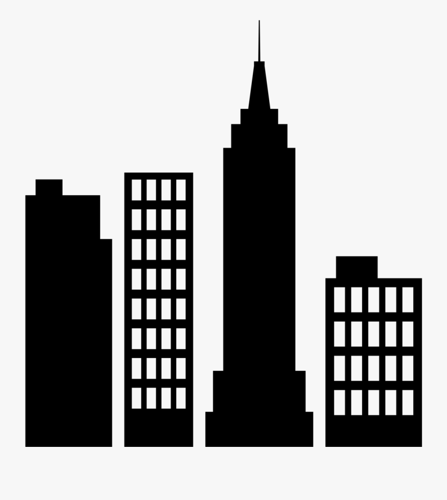 New York Skyline - Noun Project City, Transparent Clipart