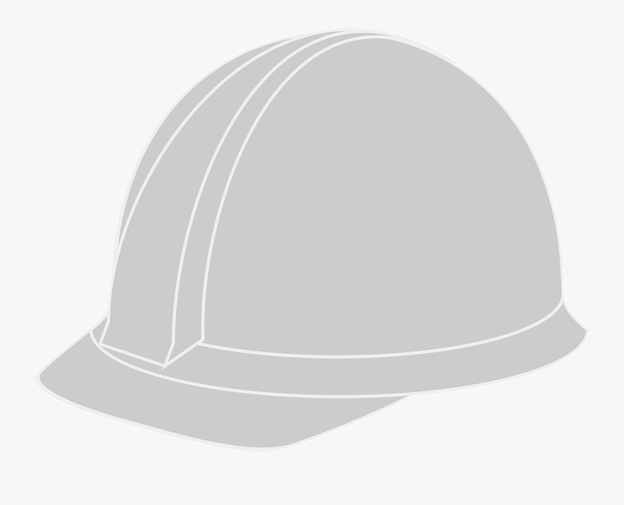 Hard Hat Helmet White Equipment Safe Headgear White- - White Clip Art Hard Hat, Transparent Clipart