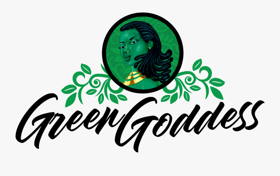 Green Goddess Logo, Transparent Clipart