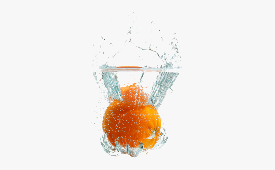 Vitamin C Water Splash, Transparent Clipart