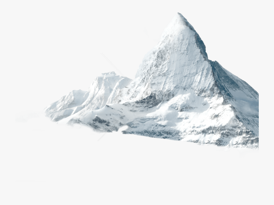 Glacier - Snowy Mountains Transparent Png, Transparent Clipart