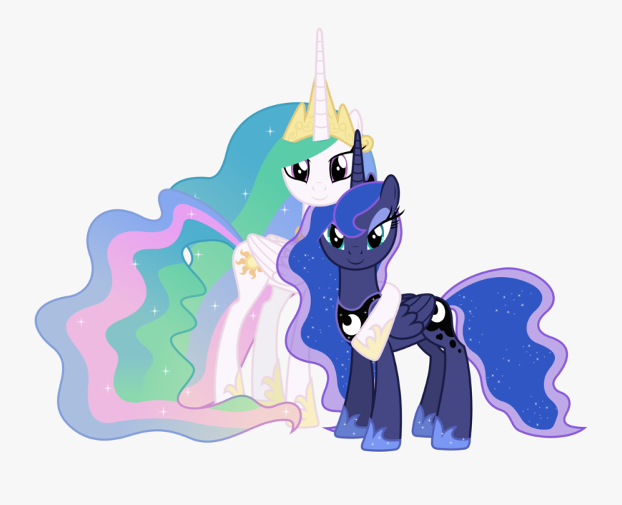 My Little Pony Princesa Luna Clipart , Png Download - My Little Pony Princess Celestia And Princess Luna, Transparent Clipart