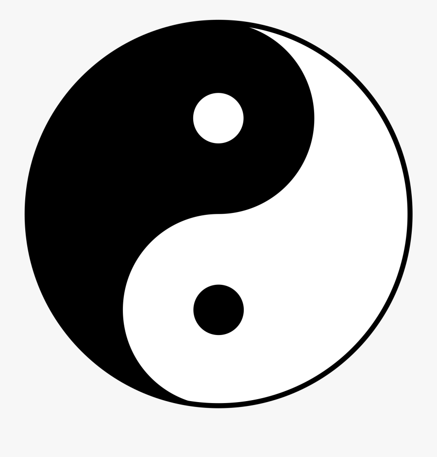 Yin And Yang, Transparent Clipart