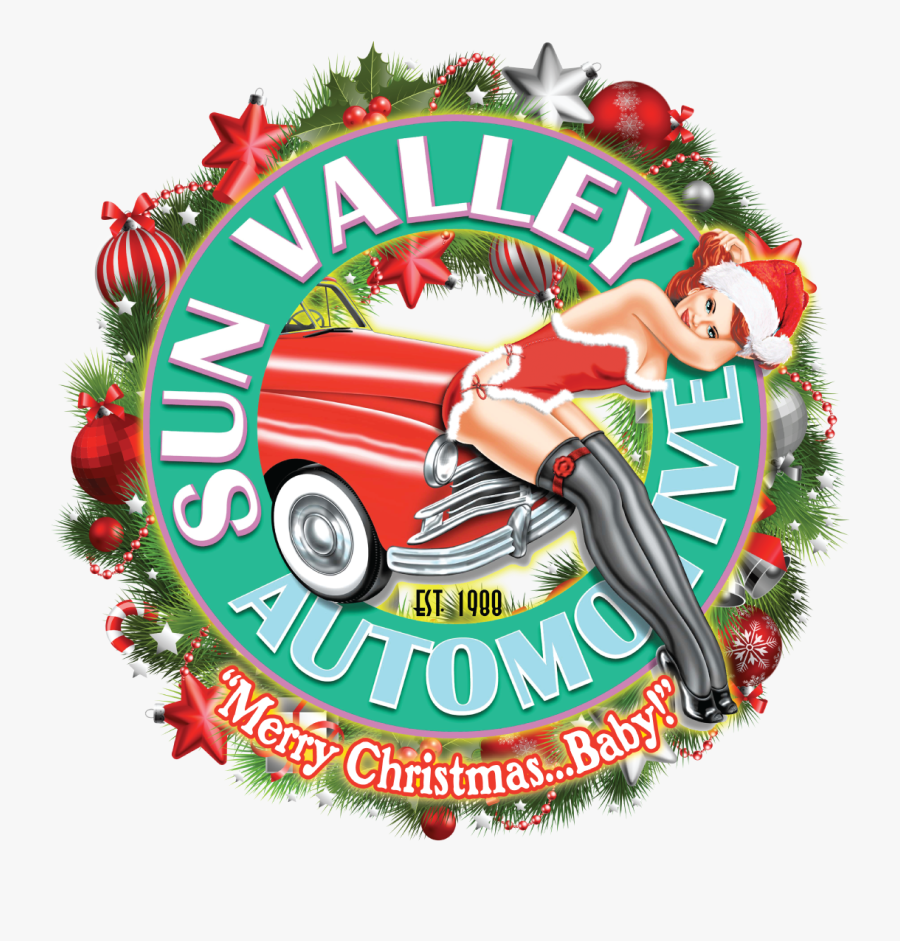 Sun Valley Christmas Pinup Go Sml - Christmas Ornament, Transparent Clipart