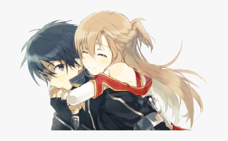 Sword Art Online Anime Kirito And Asuna Clipart Et - Asuna And Kirito, Transparent Clipart