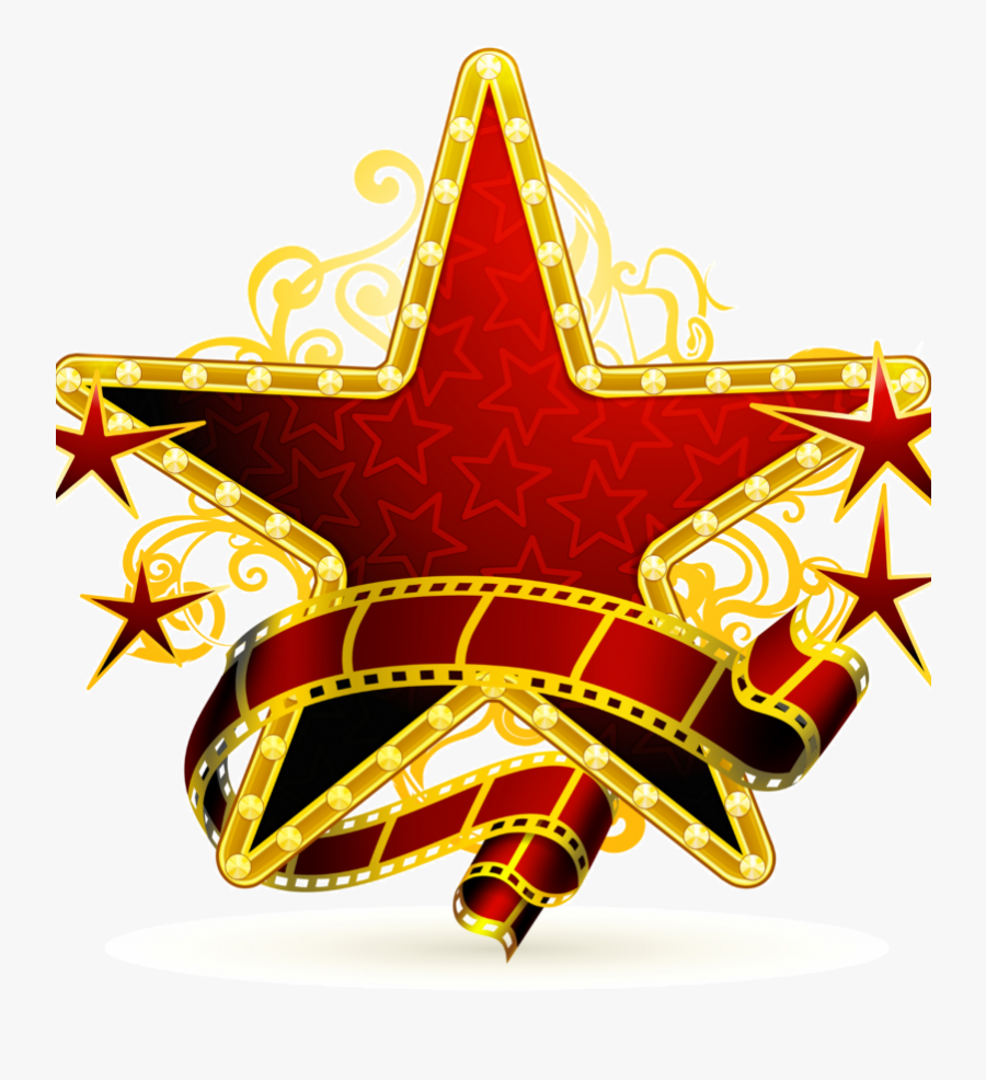 Movie Stars Clip Art, Transparent Clipart