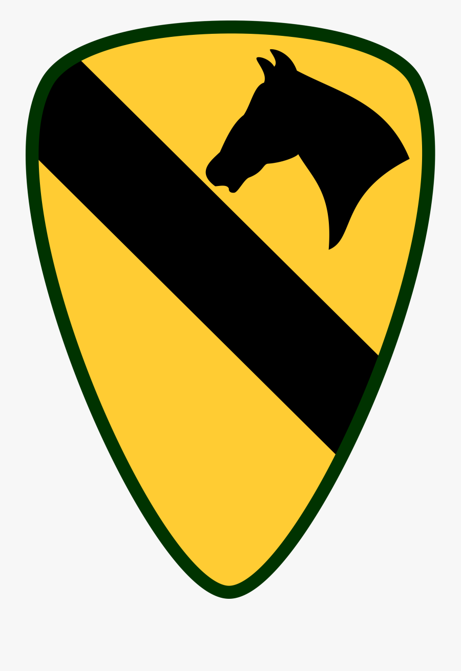 File1st Cavalry Division Ssi - 1st Cavalry Division, Transparent Clipart