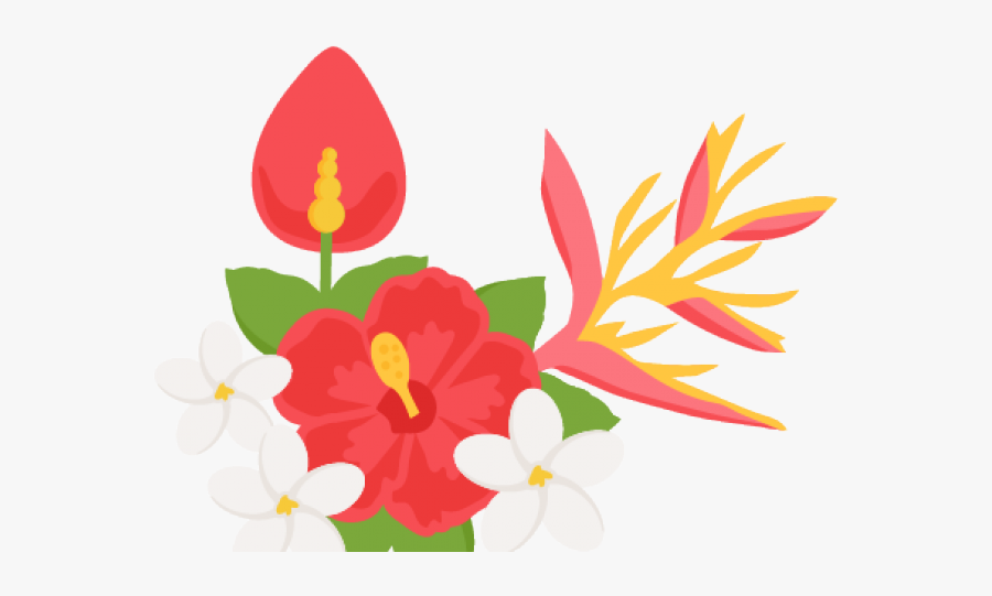 Image Library Stock Flowers Cliparts Free Download - Tropical Flowers Clip Art, Transparent Clipart