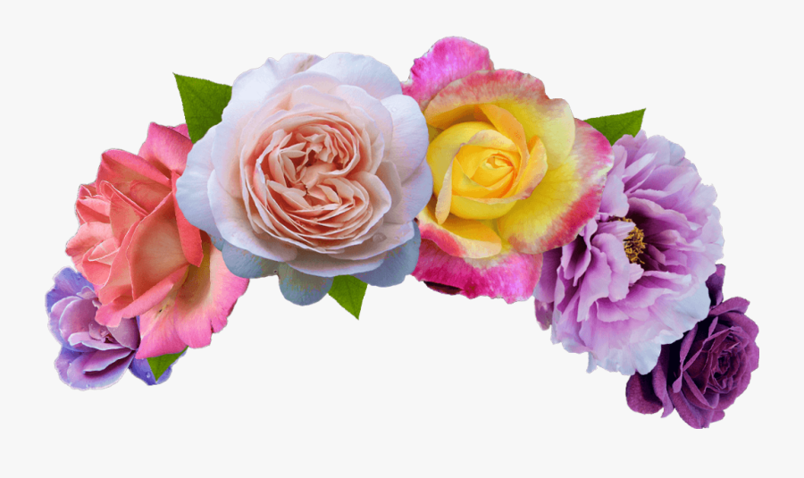 Transparent Flower Headband Clipart - Flower Crown Png , Free