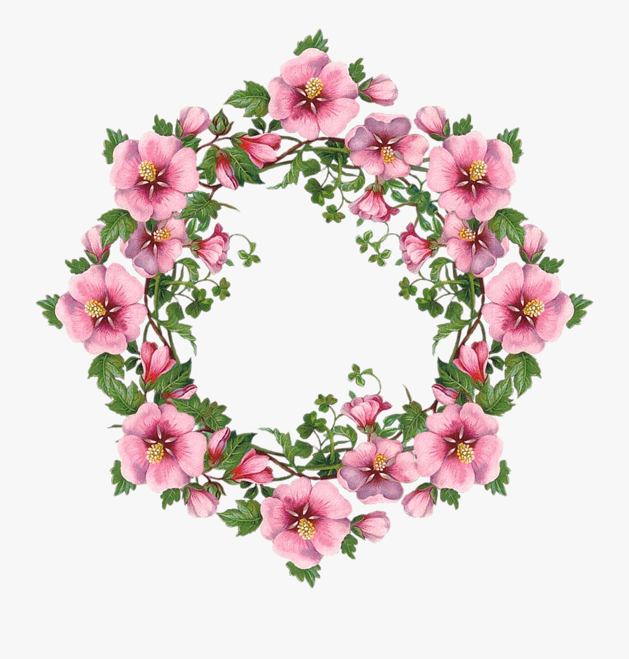 Flower Circle Border Png , Free Transparent Clipart - ClipartKey