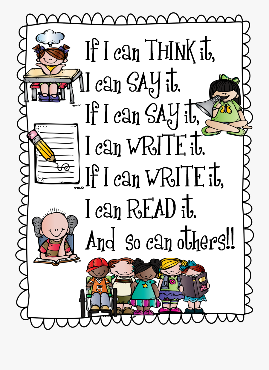 Reading And Writing Poster, Transparent Clipart