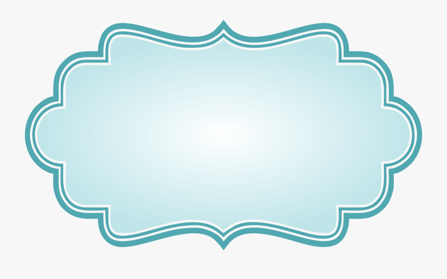 Plaque Clipart Blue Bracket Frame - Rectangle Bracket Frame Clipart, Transparent Clipart