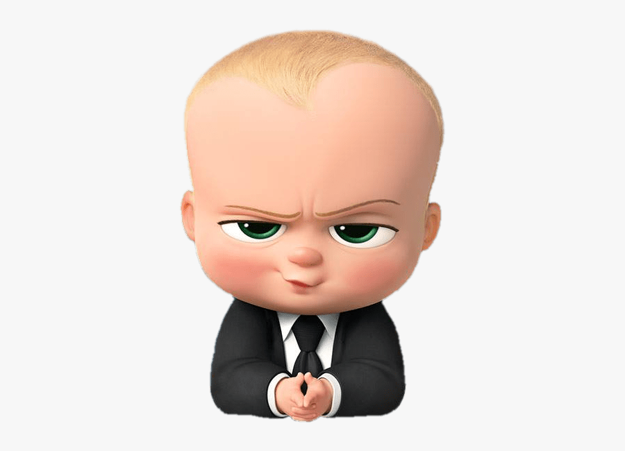 Boss Baby Angry Look - Baby Boss Clip Art, Transparent Clipart