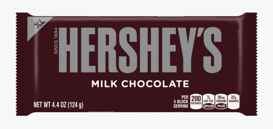 Clip Art Hershey S Milk Chocolate - Hershey Xl, Transparent Clipart