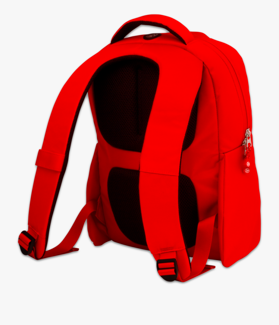 Clip Free Library Bookbag Clipart Heavy - Red Backpack Transparent, Transparent Clipart