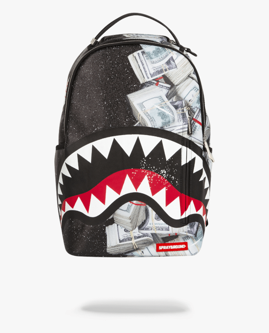 Sprayground Money Powder Shark Backpack - Sprayground Shark In London, Transparent Clipart