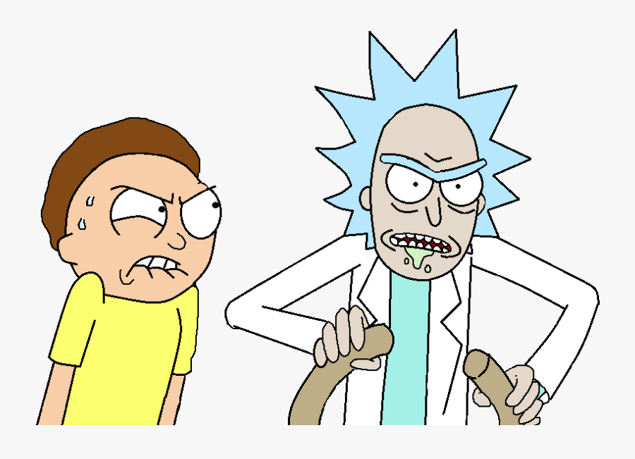 Transparent Burping Clipart - Angry Rick And Morty, Transparent Clipart