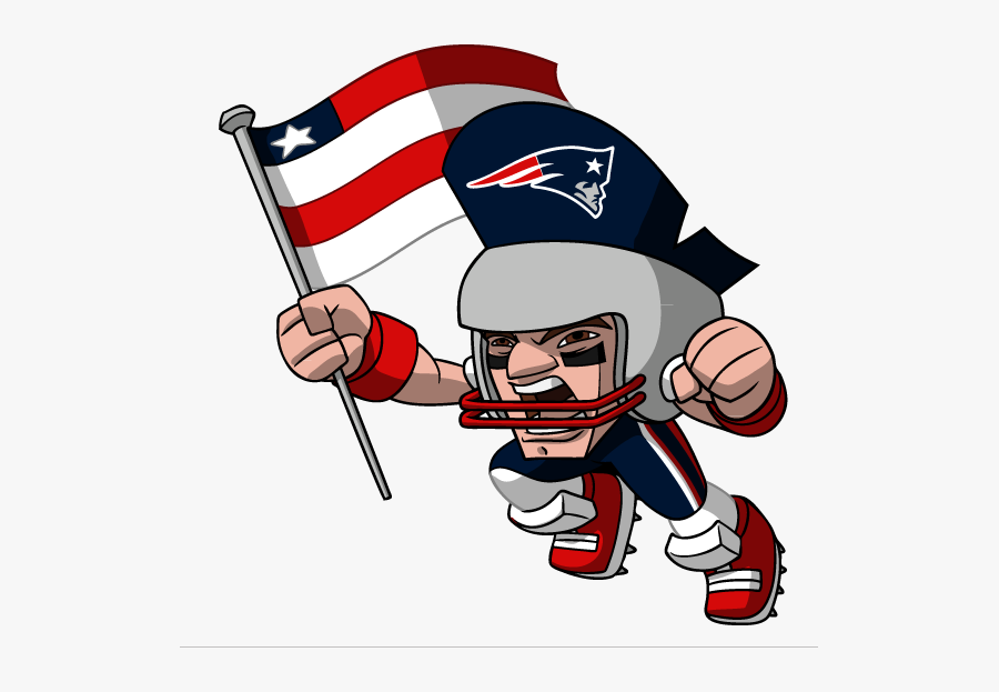 Pin By Luccas Lima On Nfl - New England Patriot Rusher, Transparent Clipart