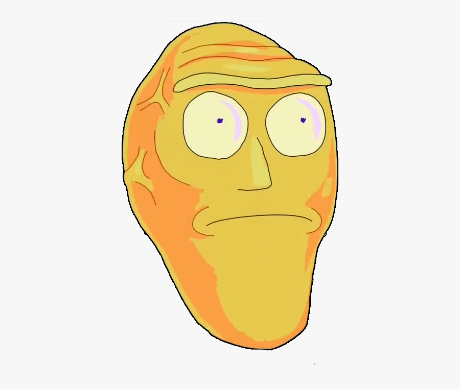 Rick And Morty Head In The Sky , Free Transparent Clipart - ClipartKey