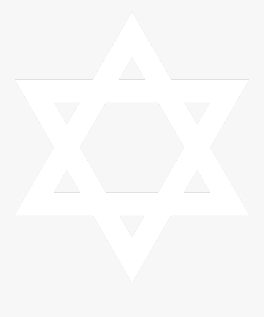 Transparent Star Of David Clipart Black And White - White Star Of David ...