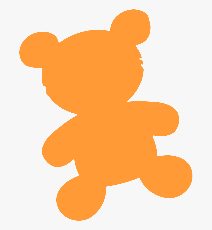 Teddy Bear Silhouette Png, Transparent Clipart