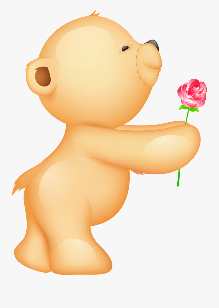 Teddy Bear Valentines Day Clipart, Transparent Clipart