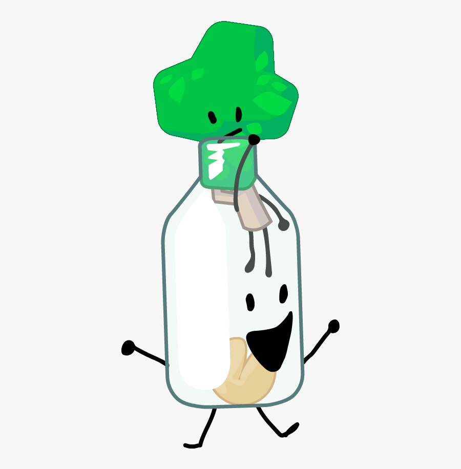 Drawing Dead Bottle - Bfb Tree Inside Bottle, Transparent Clipart