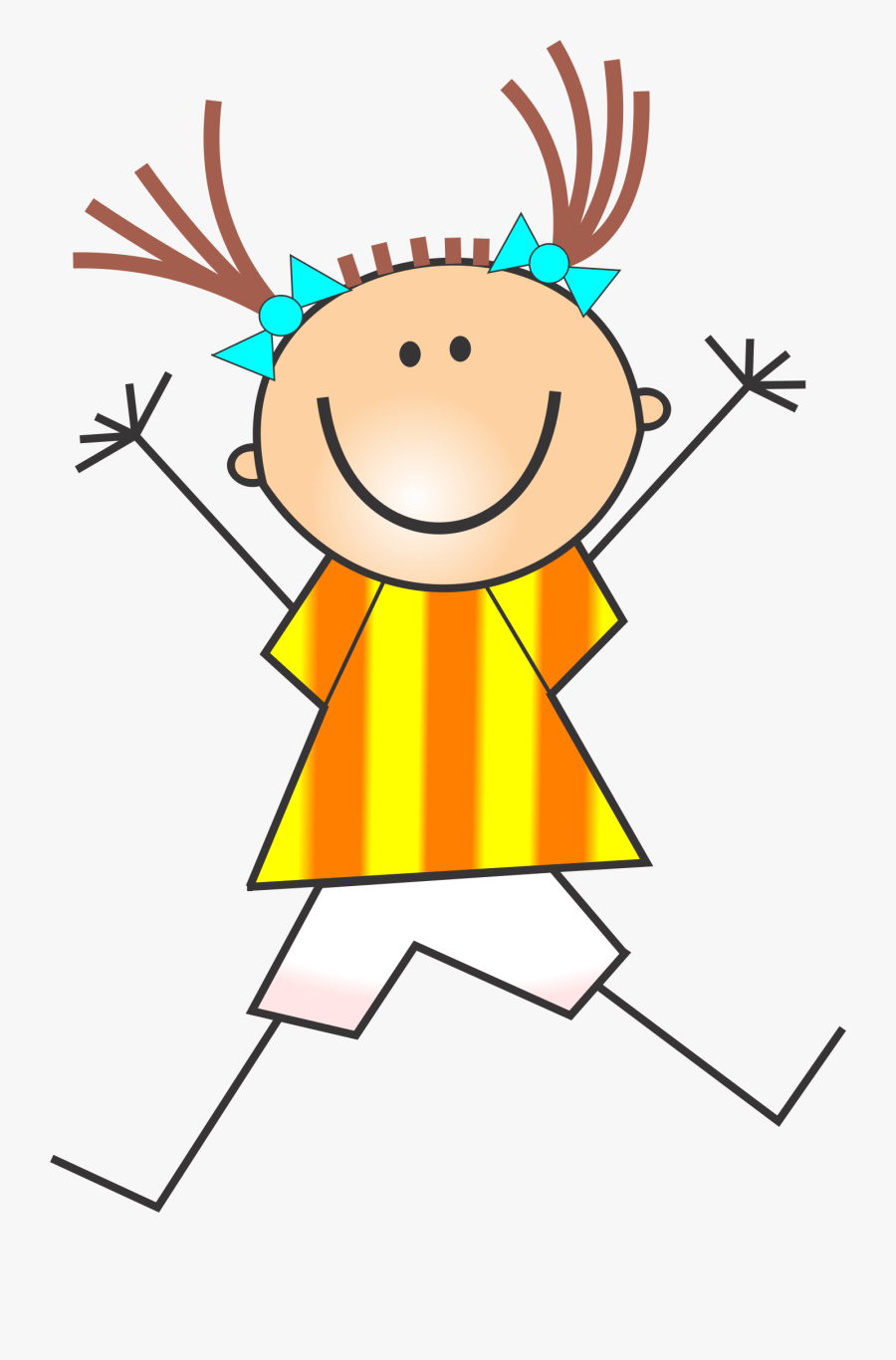 Girls Clipart Happy - Cartwheels Clipart , Free Transparent Clipart ...