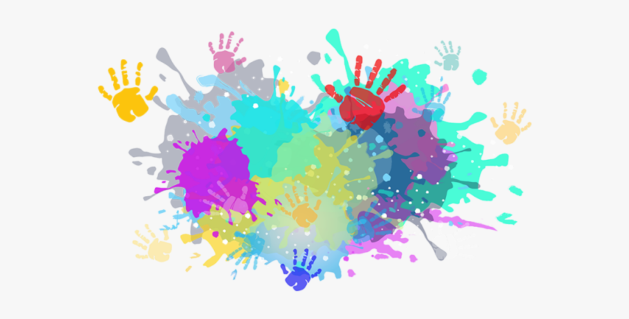 Colorful Colors Color Powder - Holi Color Splash Png, Transparent Clipart
