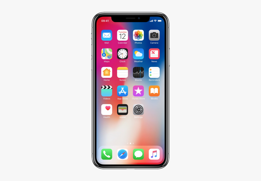 The Iphone X Ten 10 Png - Iphone X 64gb Price In Lebanon, Transparent Clipart