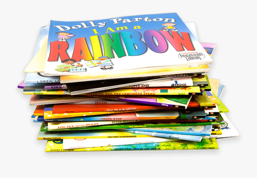 Stack Of Children's Books, Transparent Clipart