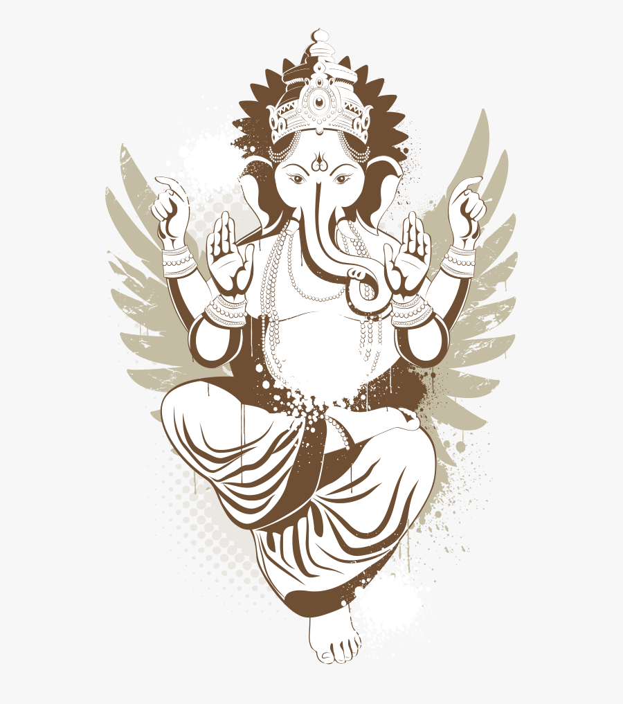 Shiva Ganesha Tattoo Deity Ganpati Bappa Images Vector Free