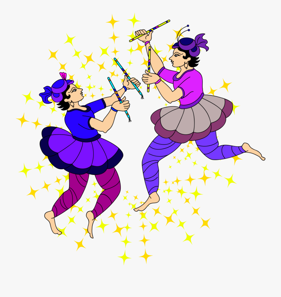 Tattoo Vector Art Dance Royalty-free Indian Garba Clipart - Garba Clipart, Transparent Clipart