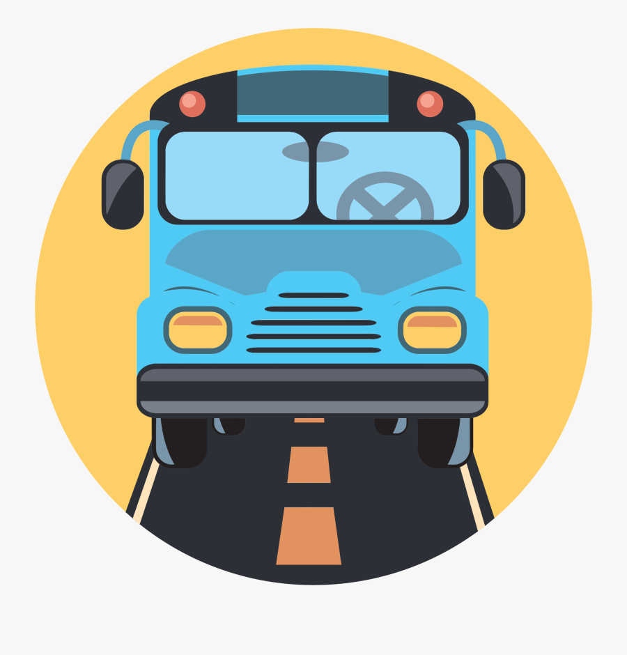 Motor Vehicle,transport,school Bus,vehicle,bus,mode - Bus Icon Clipart Png, Transparent Clipart