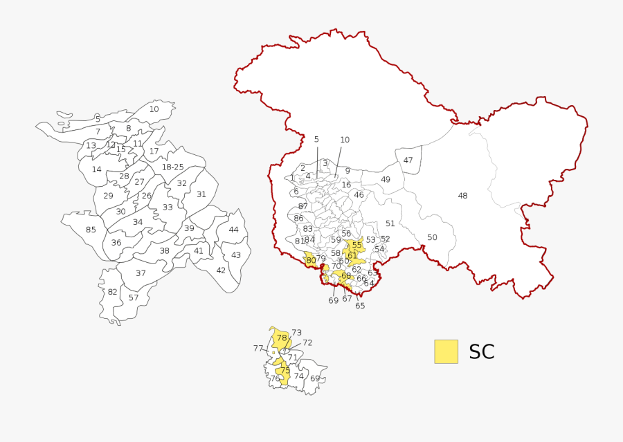 Jammu And Kashmir Legislative Assembly Seats, Transparent Clipart