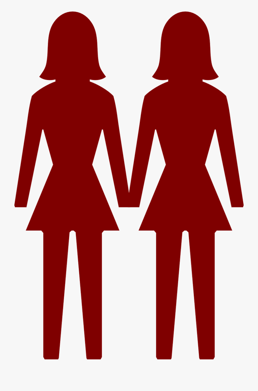 Women Same Sex Couple Free Picture - Two Women Clip Art, Transparent Clipart