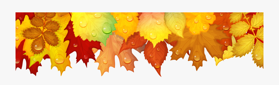 Transparent Fall Leaves Background Clipart - Fall Leaf Border, Transparent Clipart