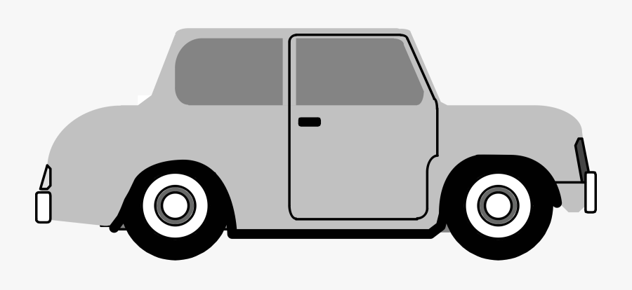 Generic Retro Car Side View Png Clipart - Clipart Car Side View, Transparent Clipart