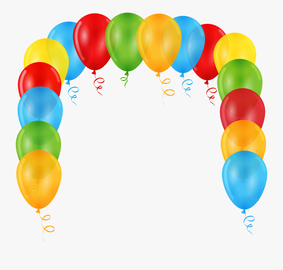 Clipart Balloon Banner - Balloon Arch Clip Art, Transparent Clipart