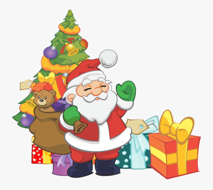 Santa, Transparent Clipart