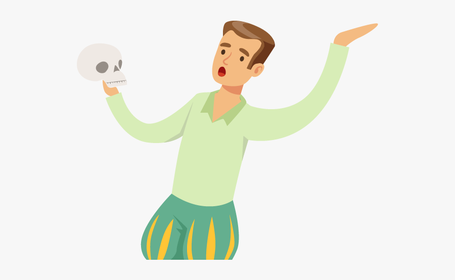 Person Doing A Monologue Cartoon, Transparent Clipart