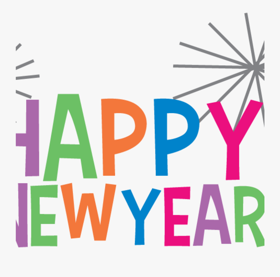 Happy New Year Clipart Free Download Happy New Year - Graphic Design, Transparent Clipart