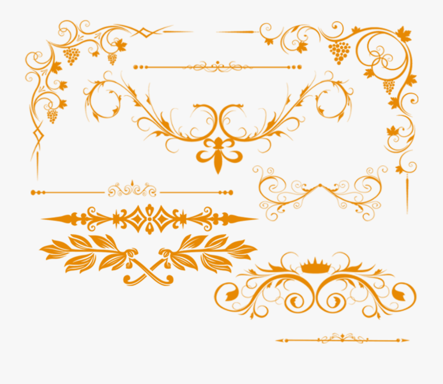 Wedding Border Png - Wedding Invitation Border Lines, Transparent Clipart