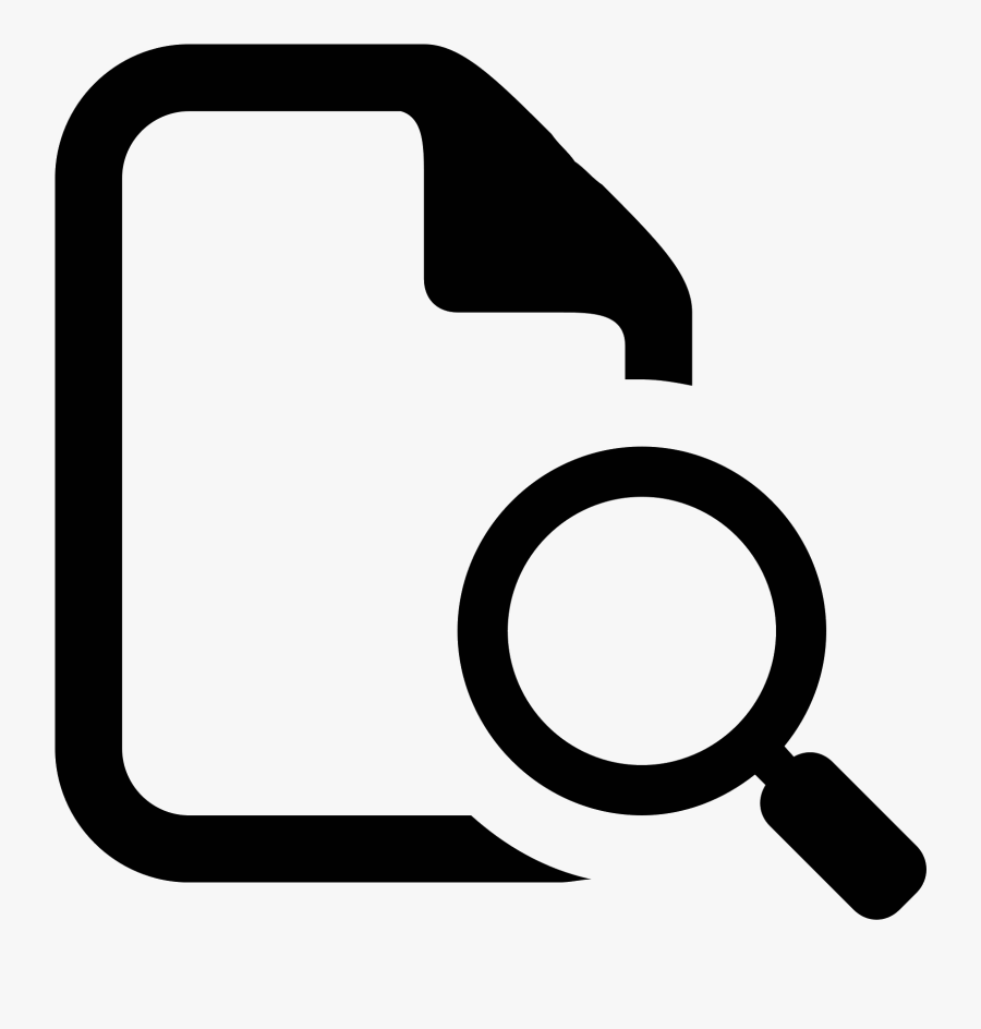 Website Clipart Search Icon - Icon View Png, Transparent Clipart