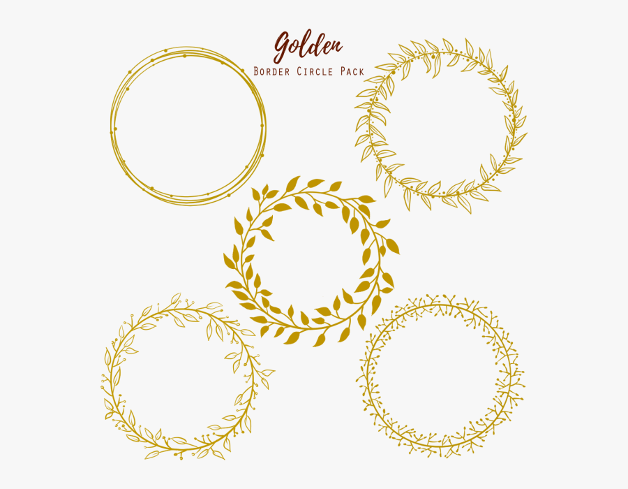 Gold Wedding Border Png , Free Transparent Clipart - ClipartKey