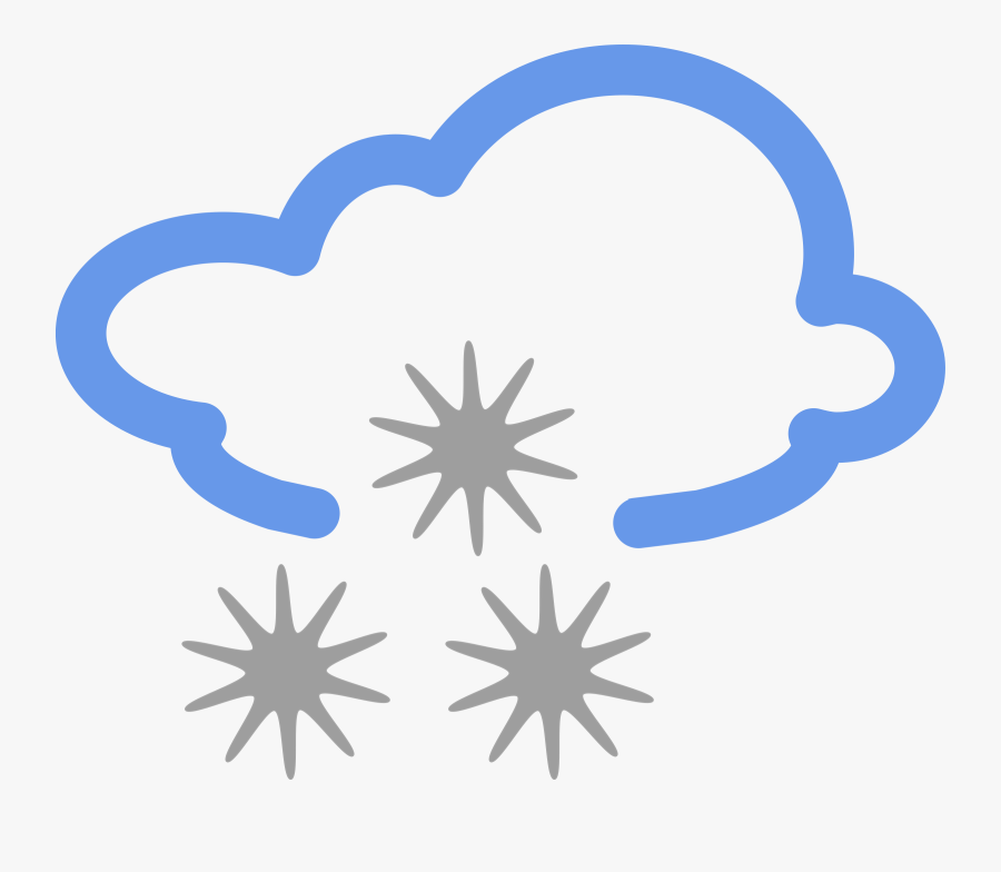 Snowflakes Clipart Frpic - Weather Icons Snow Animated, Transparent Clipart