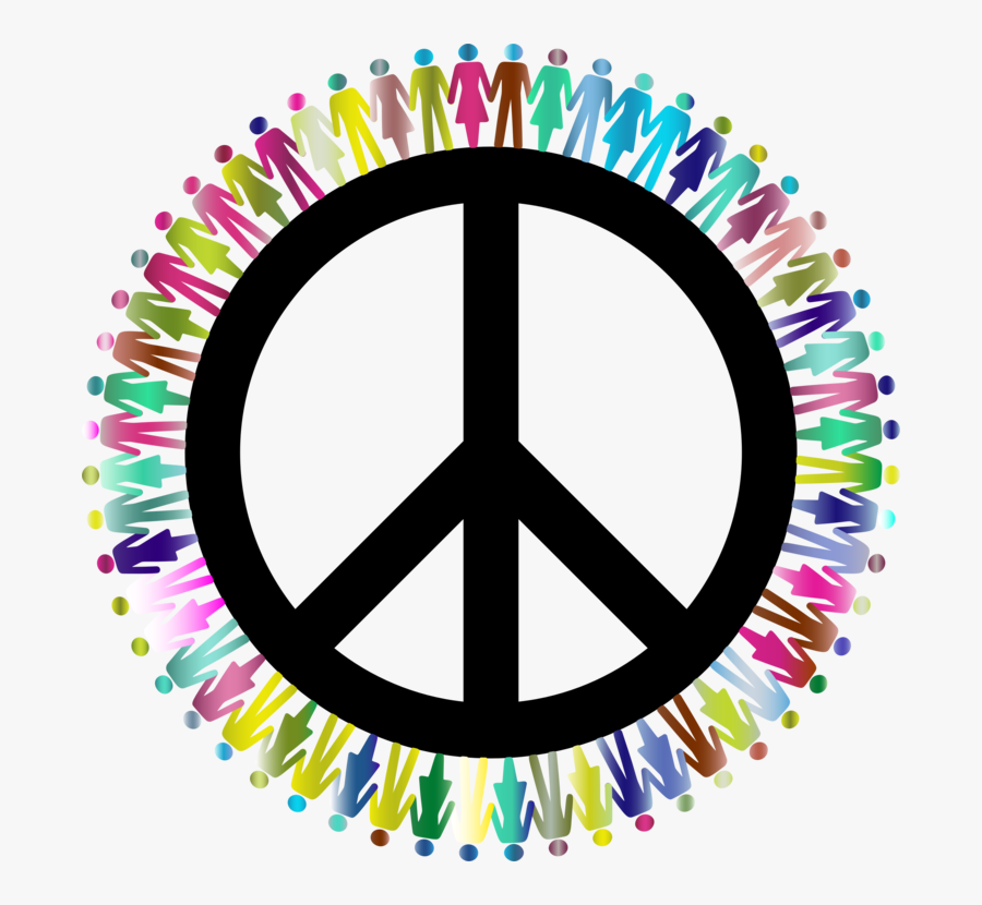 Symmetry,area,text - Peace Sign, Transparent Clipart