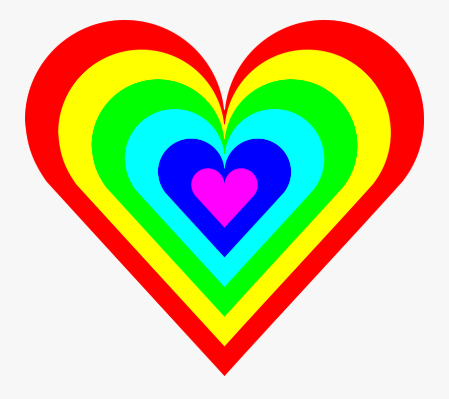 Heart Twitter Marriage Equality Marriage Equality I - Colorful Heart Clipart, Transparent Clipart